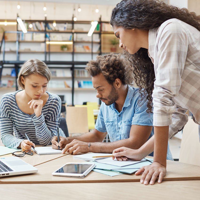 Business professional reviewing case studies as persuasive sales copy to increase customer trust and conversions