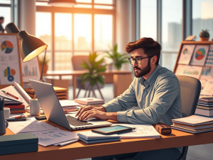 Clean website banner showing the title How to Write High Converting Landing Pages in 2026 with simple design elements representing strategy, writing, and online conversions.