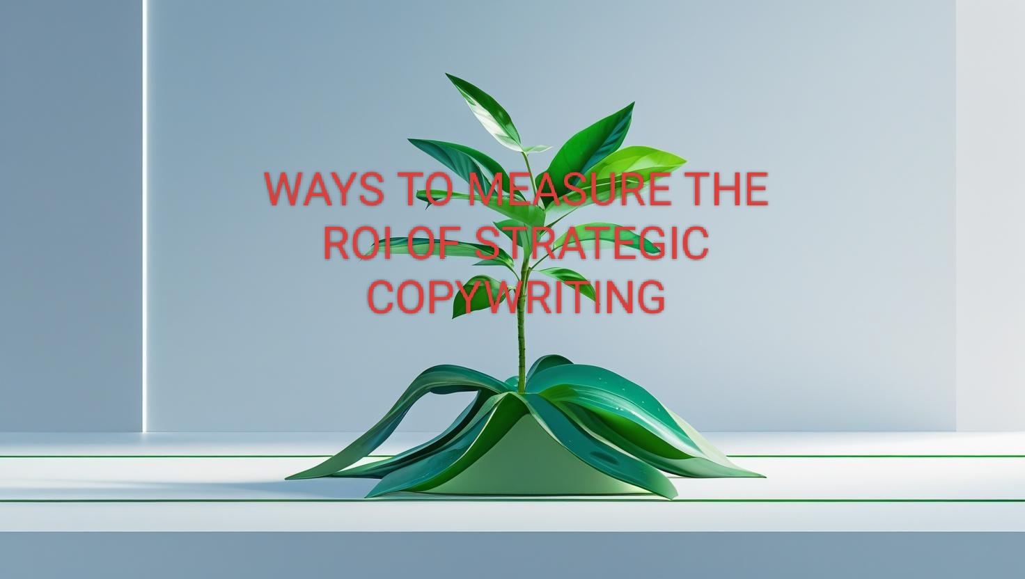 Measuring copywriting ROI on a digital dashboard